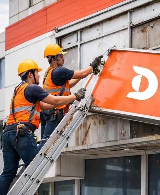 Dịch Vụ Tháo Dỡ Bảng Hiệu