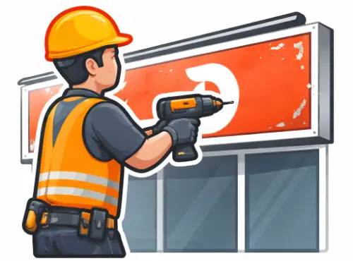 Dịch Vụ Tháo Bảng Hiệu Cũ