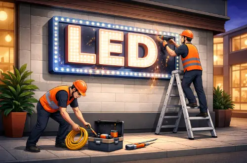 Lắp Đặt Bảng Hiệu Mới