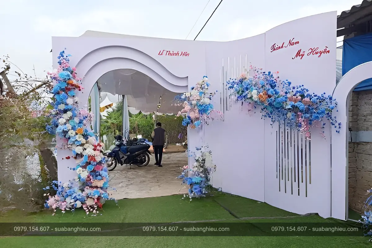 Backdrop Cưới Lễ Thành Hôn Thành Nam Và Mỹ Huyền