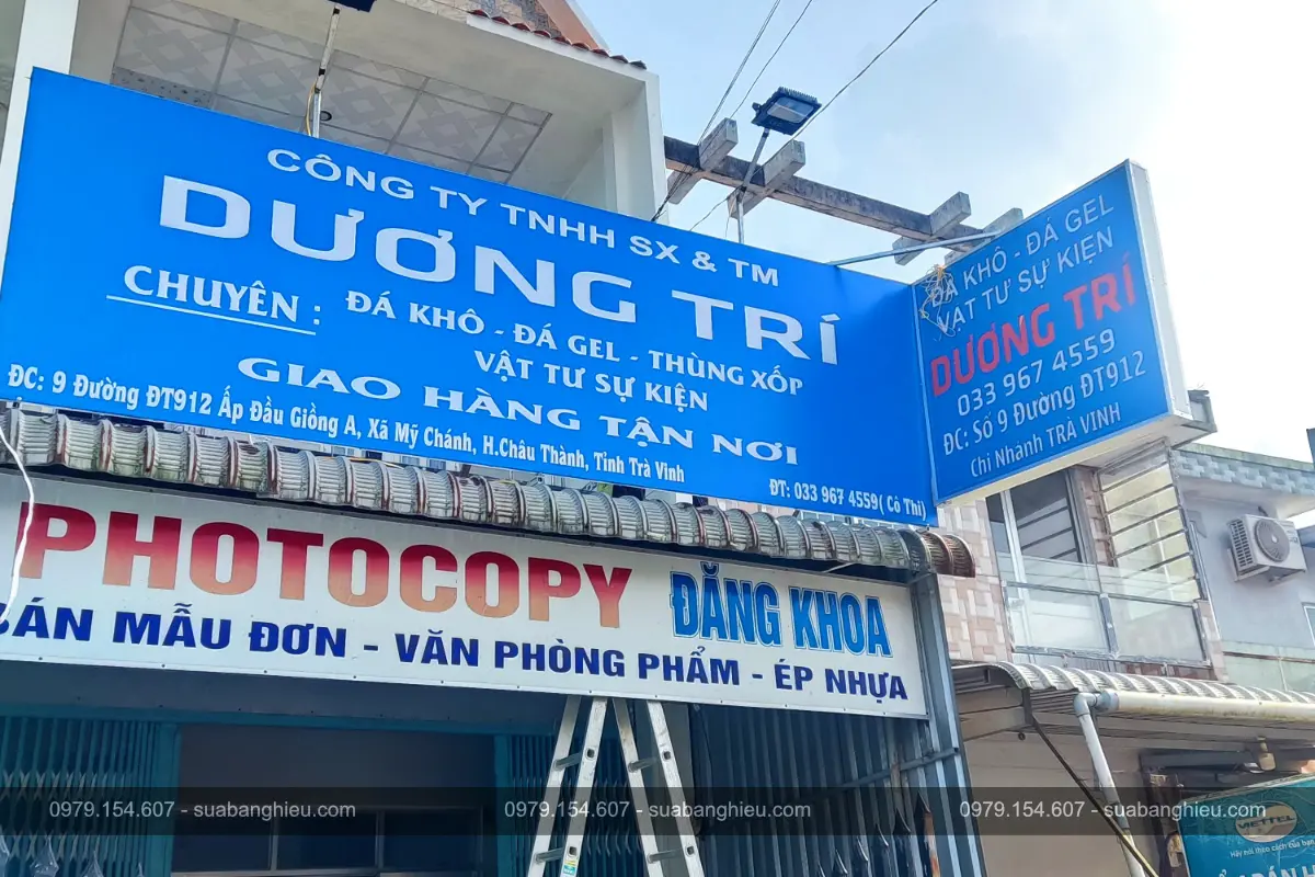 Bảng Hiệu Đá Khô Dương Trí Tại Trà Vinh