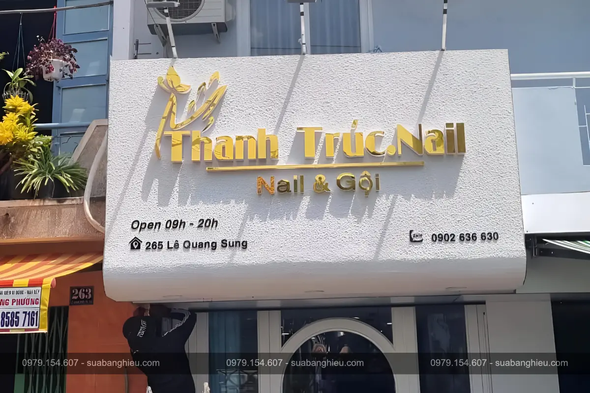 Bảng Hiệu Chữ Nổi Alu Thanh Trúc Nail