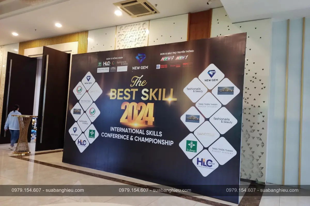 Backdrop Sự Kiện The Best Skill Tại Học Viện NEW GEM