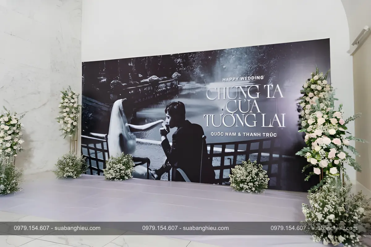 Backdrop Cưới Quốc Nam - Thanh Trúc Tại The Adora Center