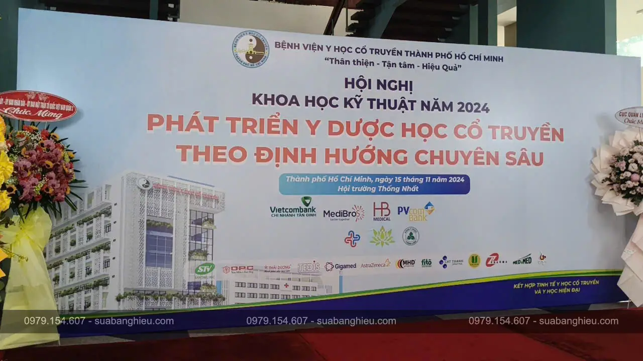 Backdrop Sự Kiện Hội Nghị Khoa Học Kỹ Thuật Năm 2024