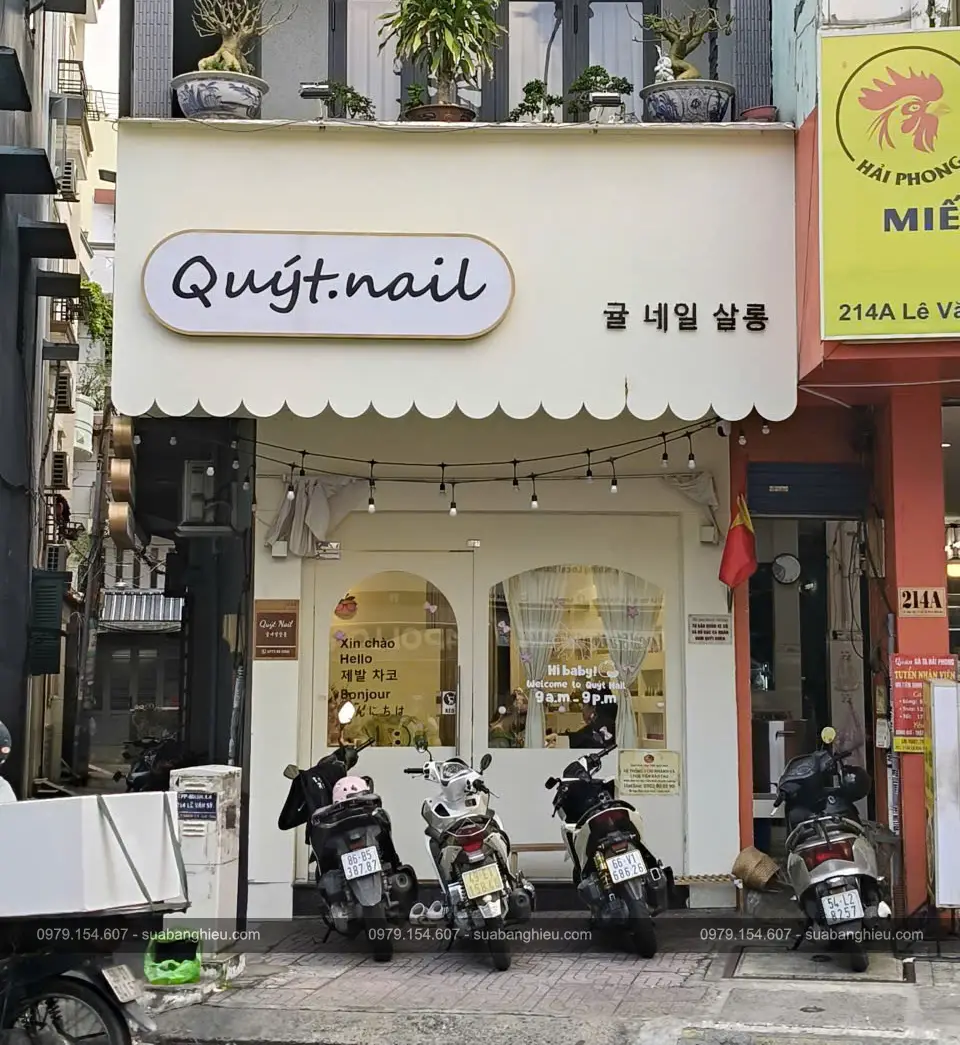 Bảng Hiệu Alu Quýt Nail