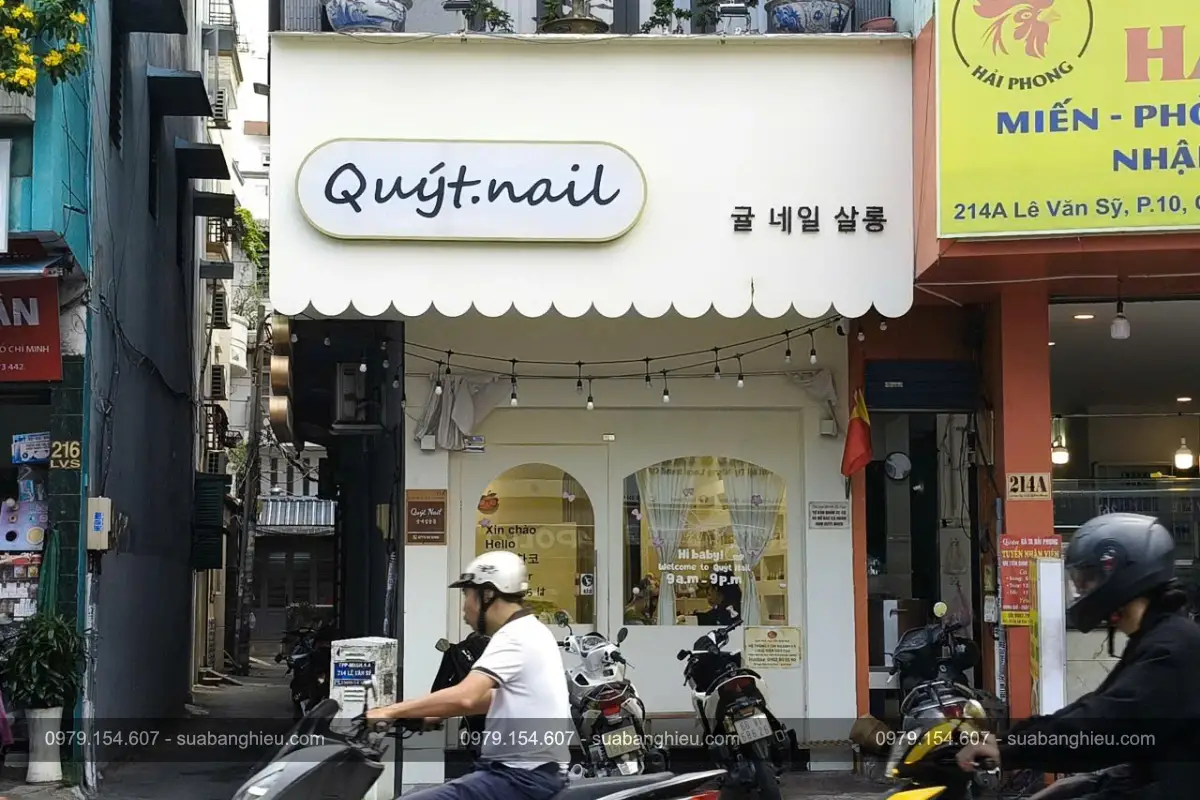 Bảng Hiệu Alu Quýt Nail