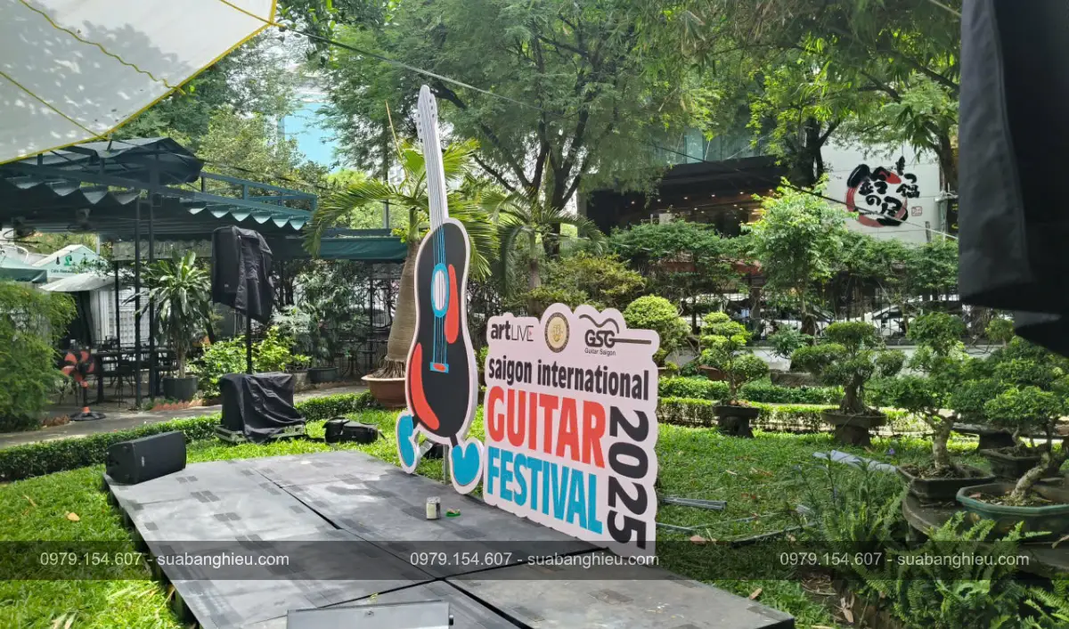 Backdrop Formex Sự Kiện Sài Gòn International Guitar Festival 2025