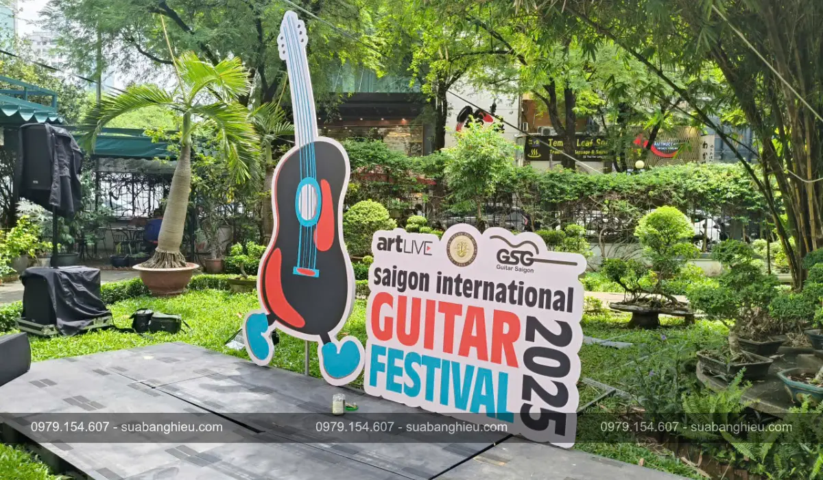 Backdrop Formex Sự Kiện Sài Gòn International Guitar Festival 2025