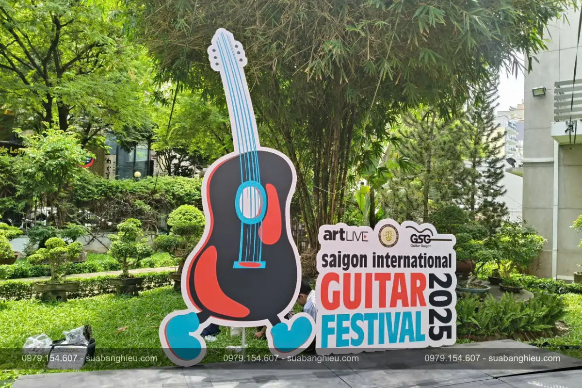 Backdrop Formex Sự Kiện Sài Gòn International Guitar Festival 2025
