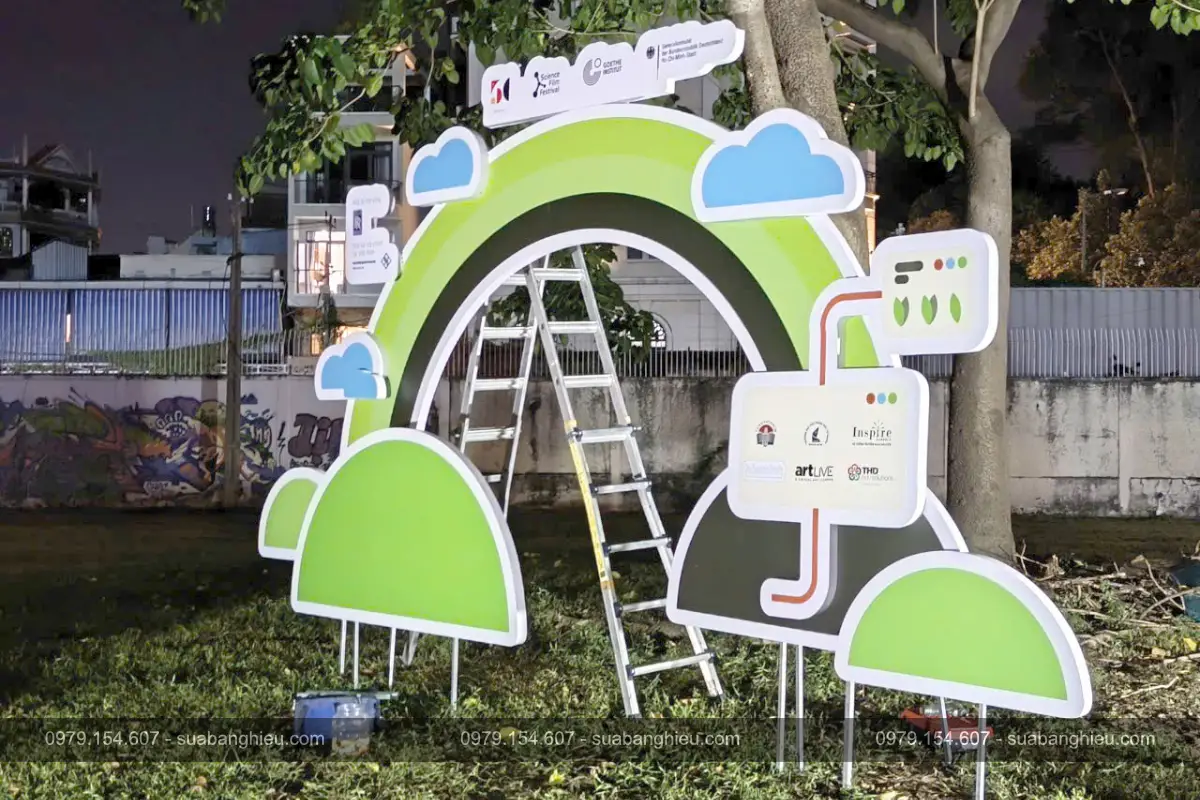 Backdrop Formex Giới Thiệu Sự Kiện Liên Hoan Phim Khoa Học 2025