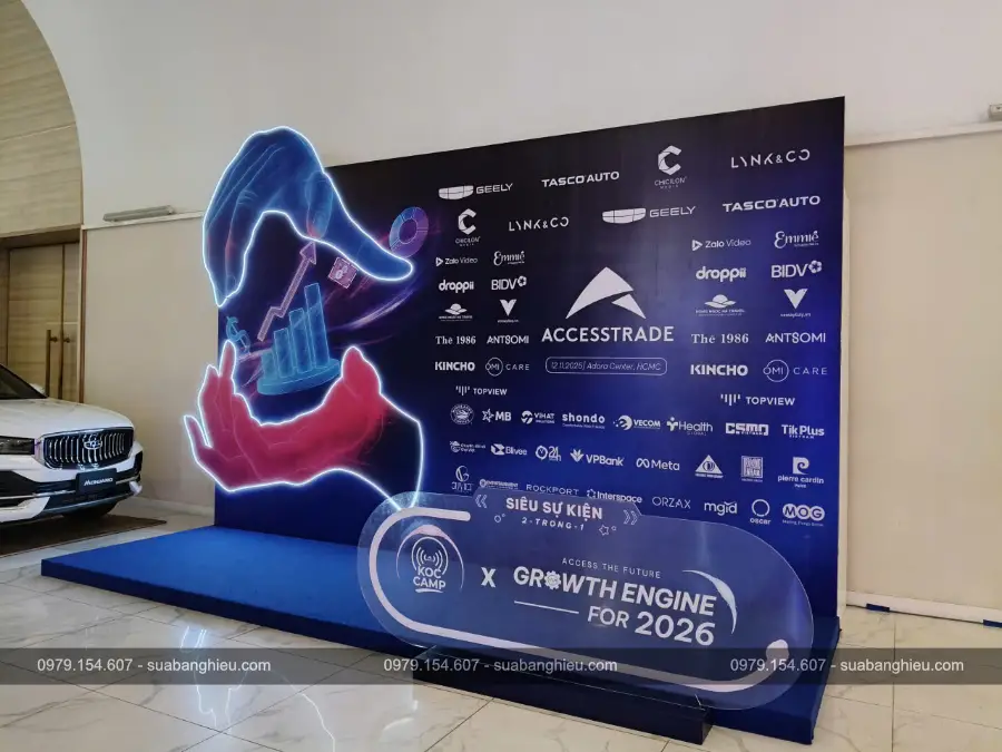 Backdrop Giới Thiệu Các Nhà Tài Trợ Tại Sự Kiện Access The Future Growth Engine For 2026