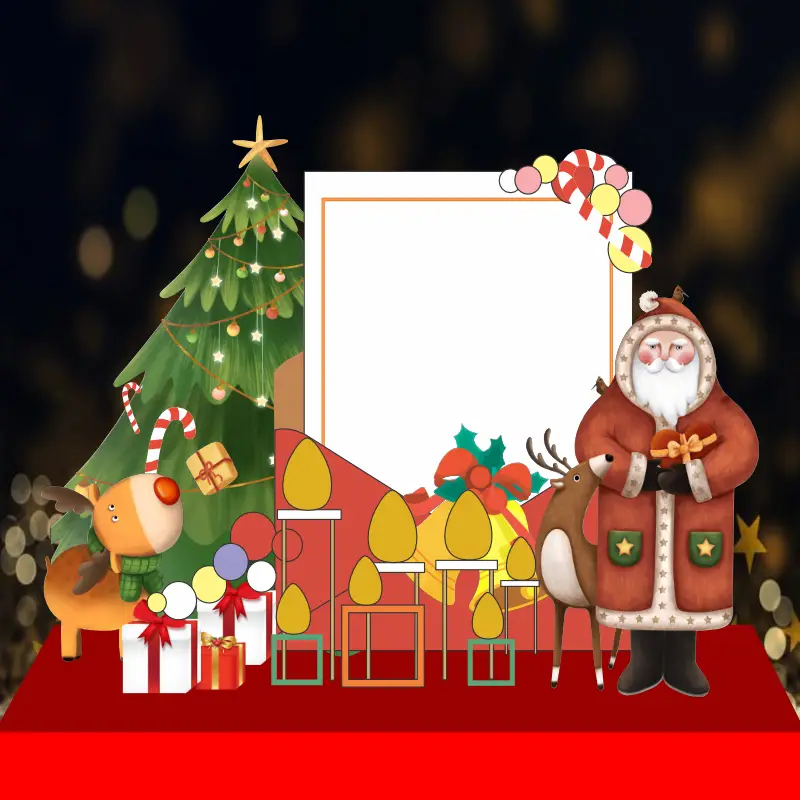 Mẫu Thiết Kế Backdrop Giáng Sinh M211