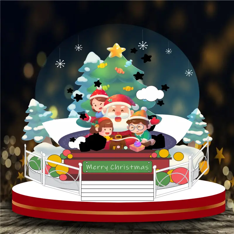 Mẫu Thiết Kế Backdrop Giáng Sinh M210