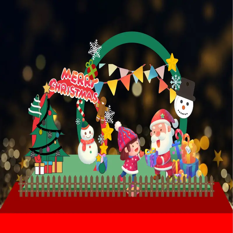 Mẫu Thiết Kế Backdrop Giáng Sinh M209