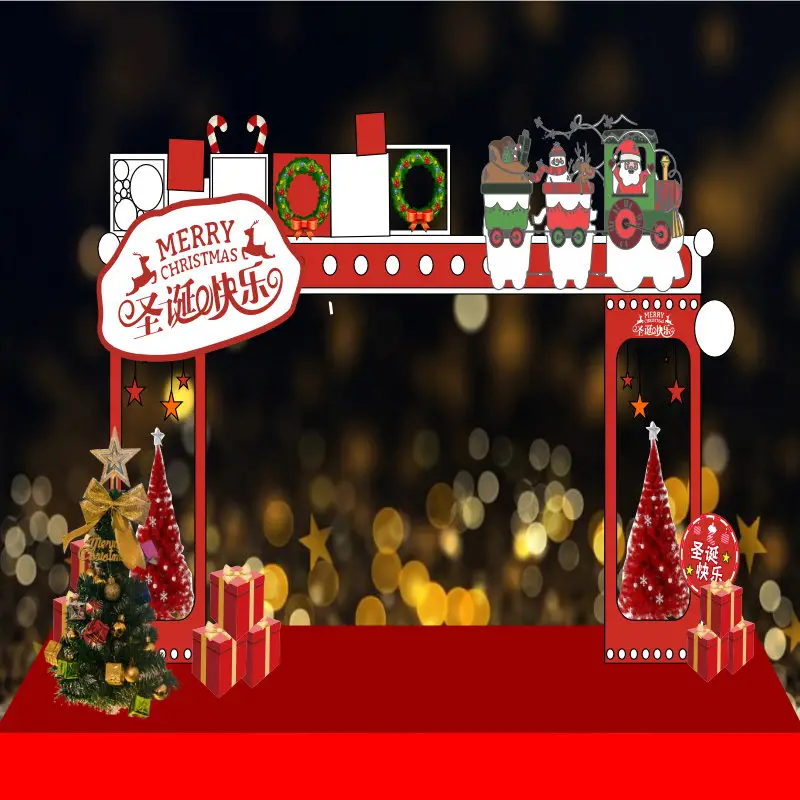 Mẫu Thiết Kế Backdrop Giáng Sinh M207