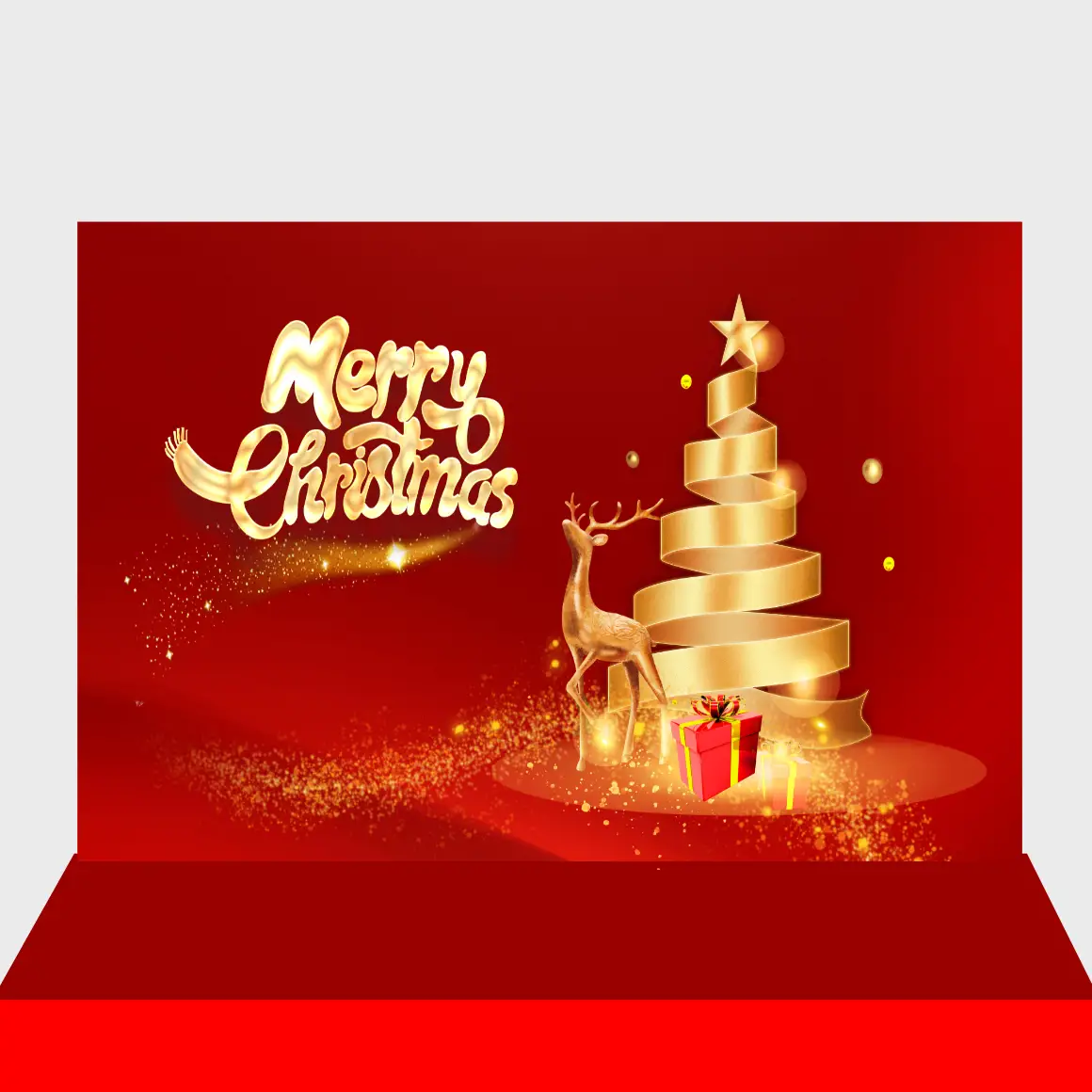 Mẫu Thiết Kế Maket Backdrop Giáng Sinh H78