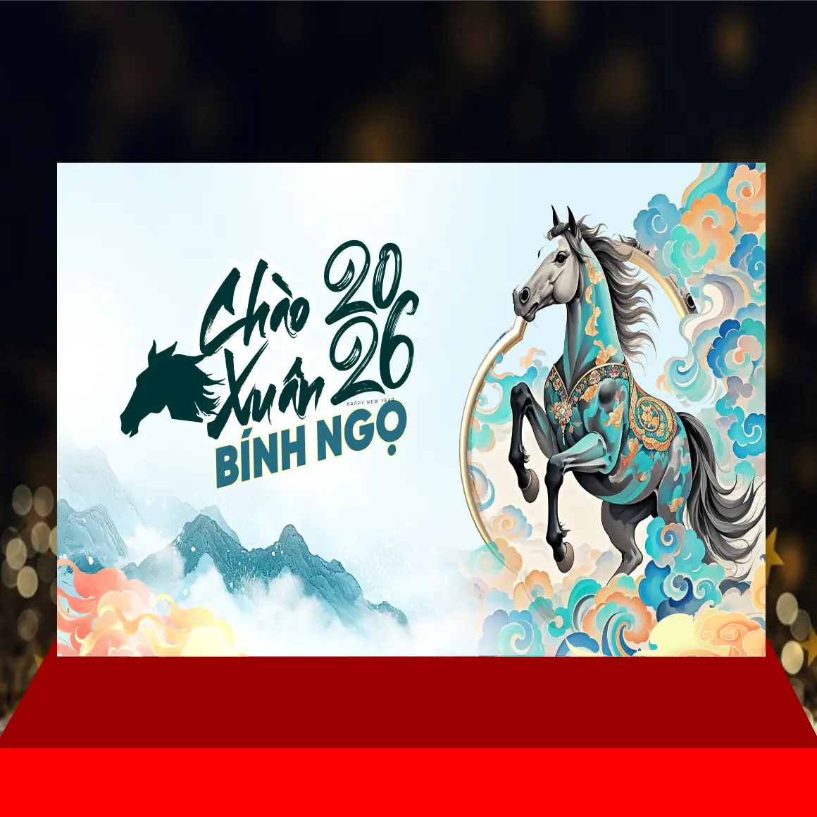 Mẫu Thiết Kế Backdrop Năm Mới H15