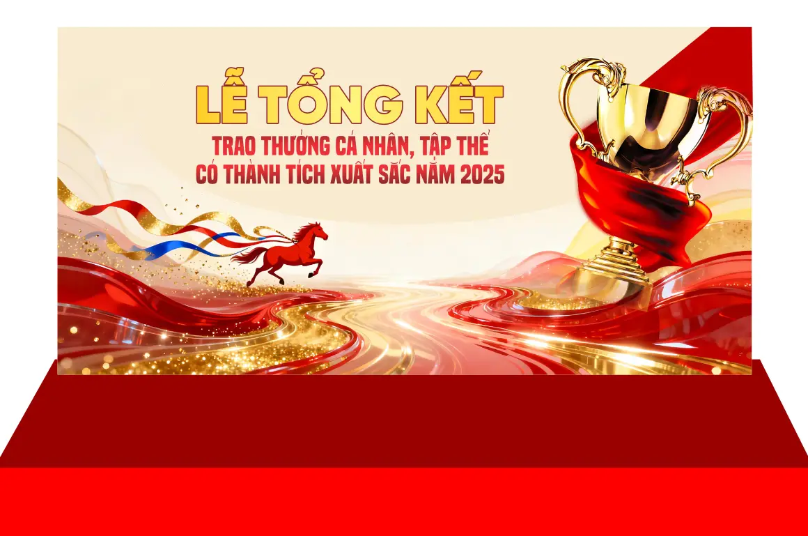 Mẫu Thiết Kế Maket Backdrop Năm Mới TKH68