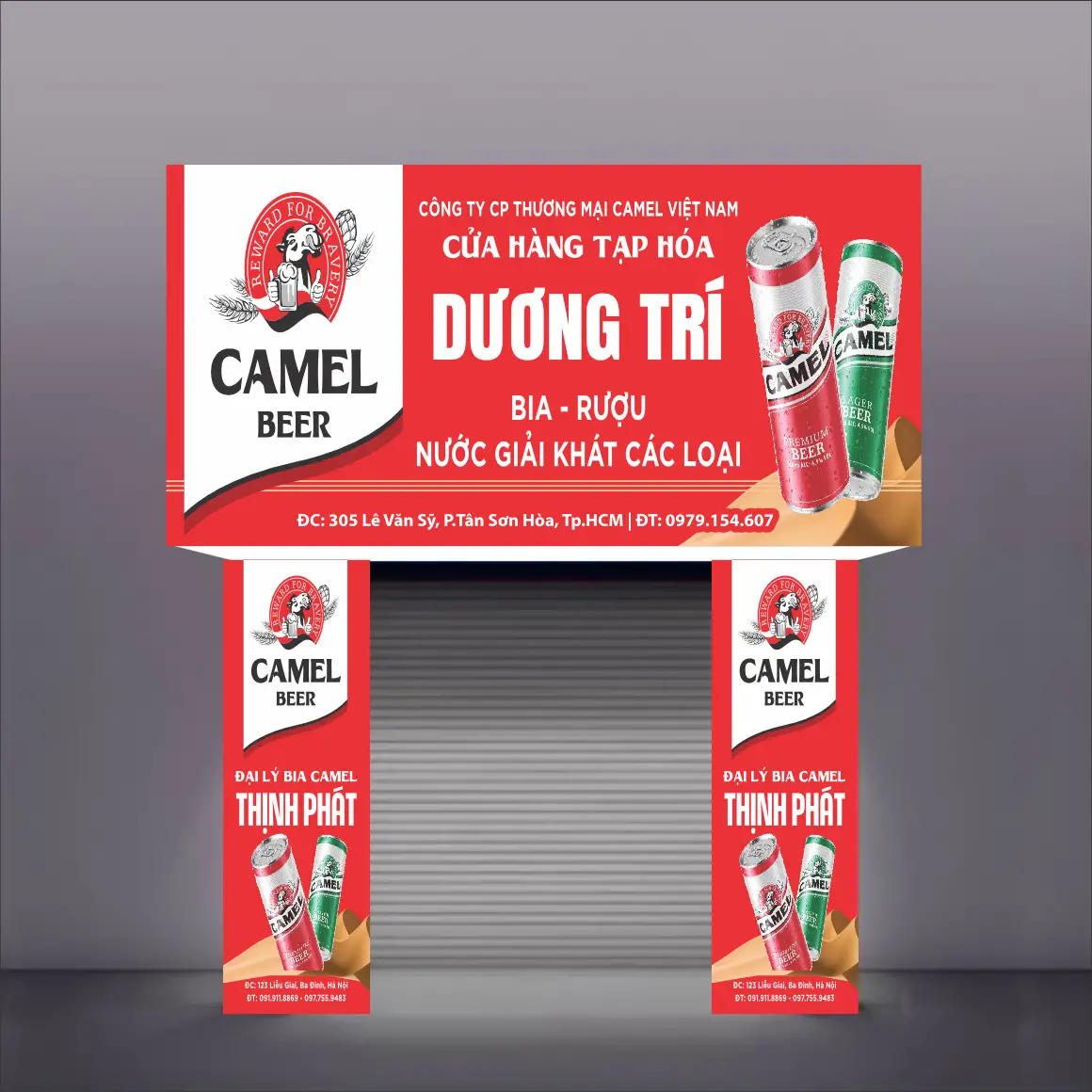 Mẫu Thiết Kế Bảng Hiệu Cửa Hàng Tạp Hóa B847