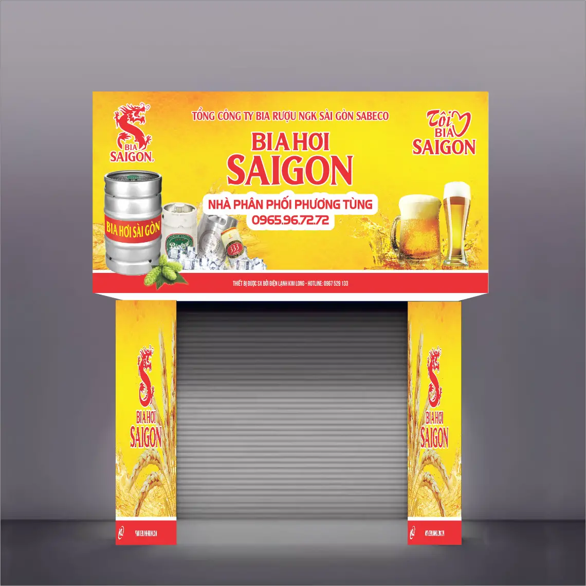 Mẫu Thiết Kế Bảng Hiệu Quán Ăn, Quán Nhậu B857