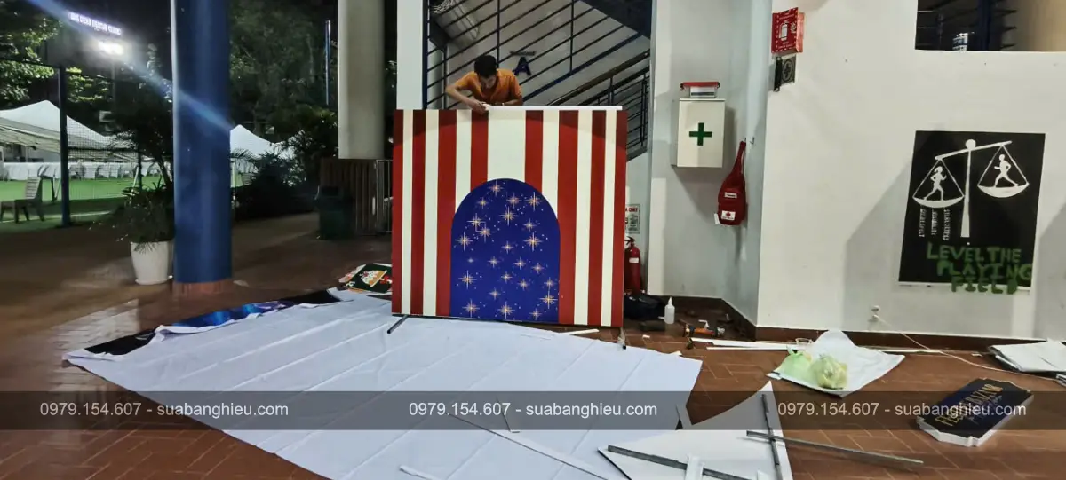 Backdrop Formex Trang Trí Sự Kiện Tại Trường Quốc Tế Đức IGS