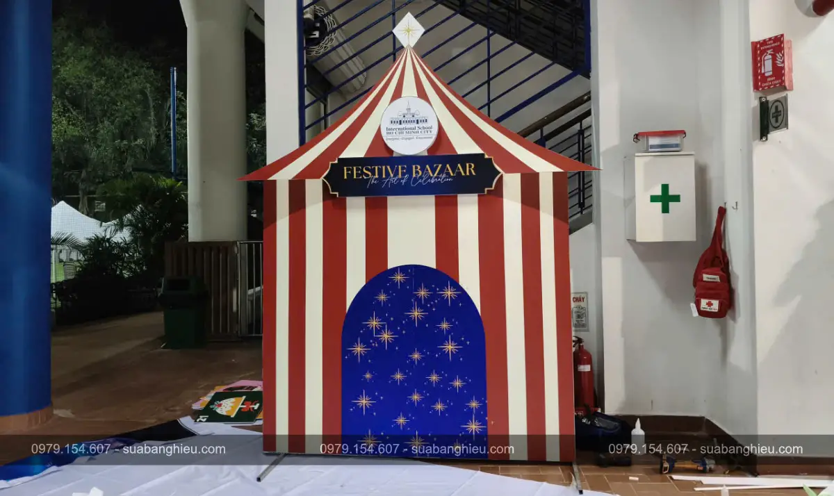 Quá Trình Thi Công Backdrop Formex Sự Kiện