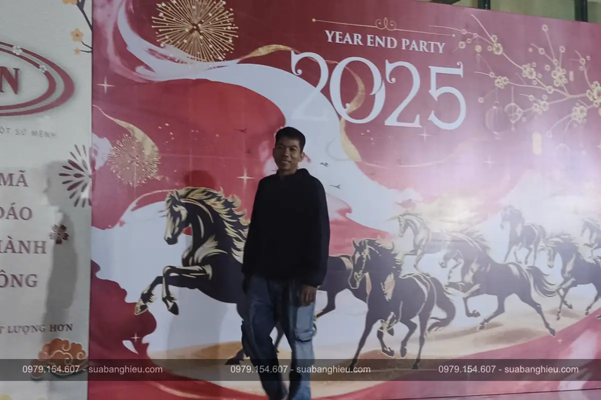 Mẫu Thiết Kế Maket Backdrop Năm Mới F05