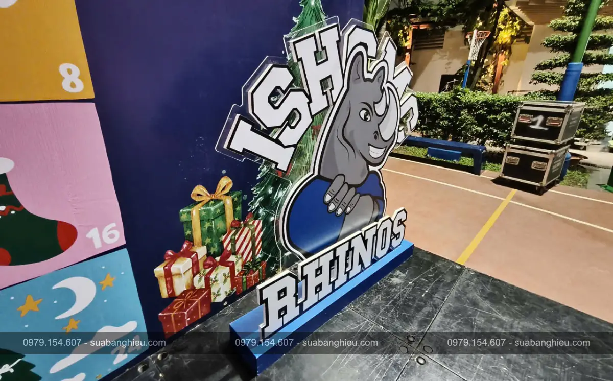 Backdrop Trang Trí Sân Khấu Sự Kiện Festive Bazzar Tại Trường Quốc Tế Đức Tp.HCM