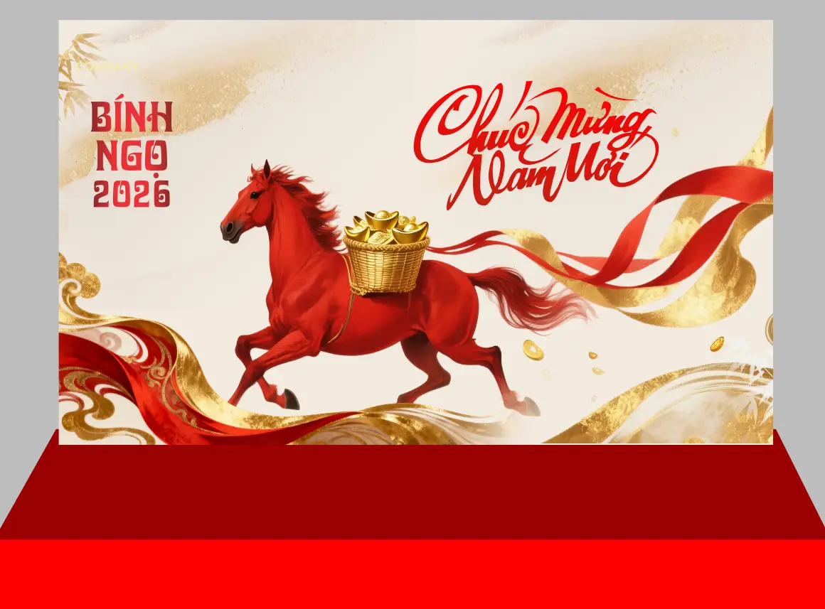 Mẫu Thiết Kế Backdrop Năm Mới H31