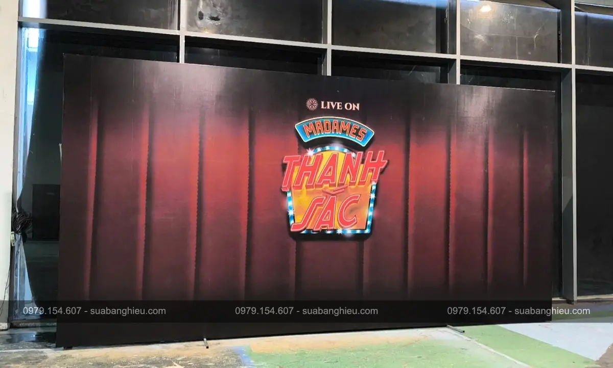 Backdrop Hiflex Sự Kiện Phim Madames Thanh Sắc