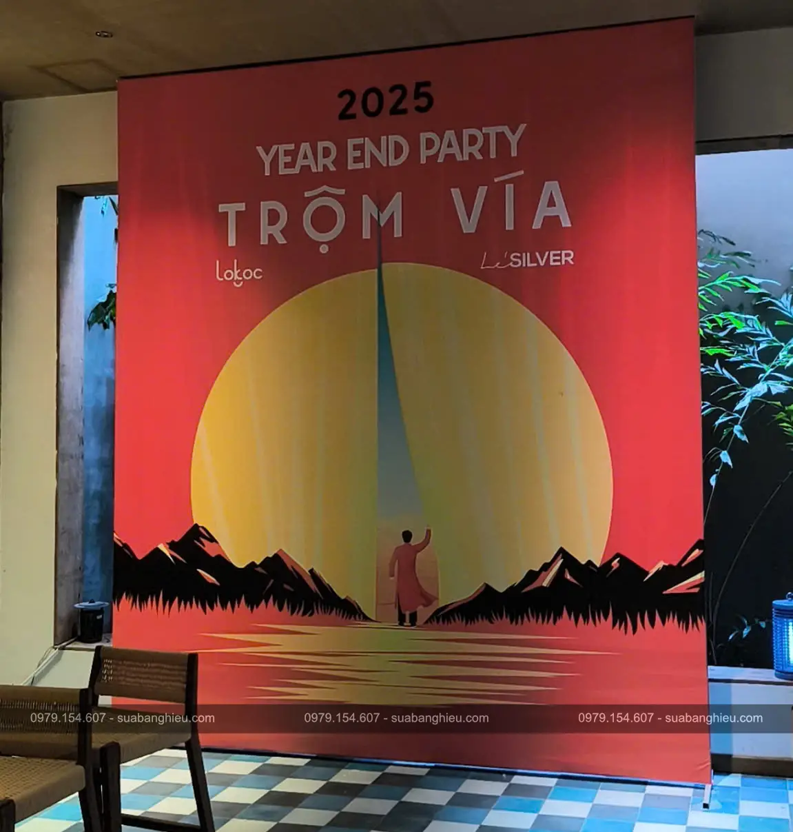 Backdrop Sự Kiện Year End Party 2025 Tại Lokoc Agency