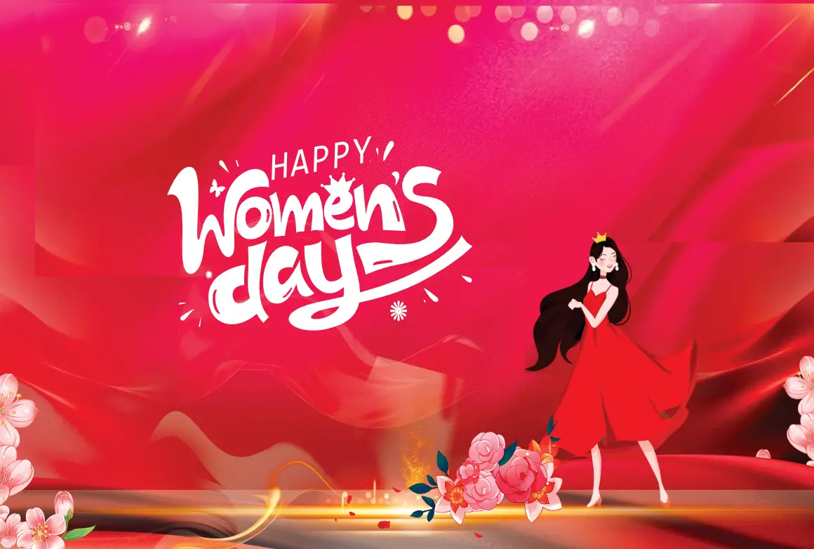 Mẫu Backdrop Hiflex Ngày Quốc Tế Phụ Nữ 8/3 H62