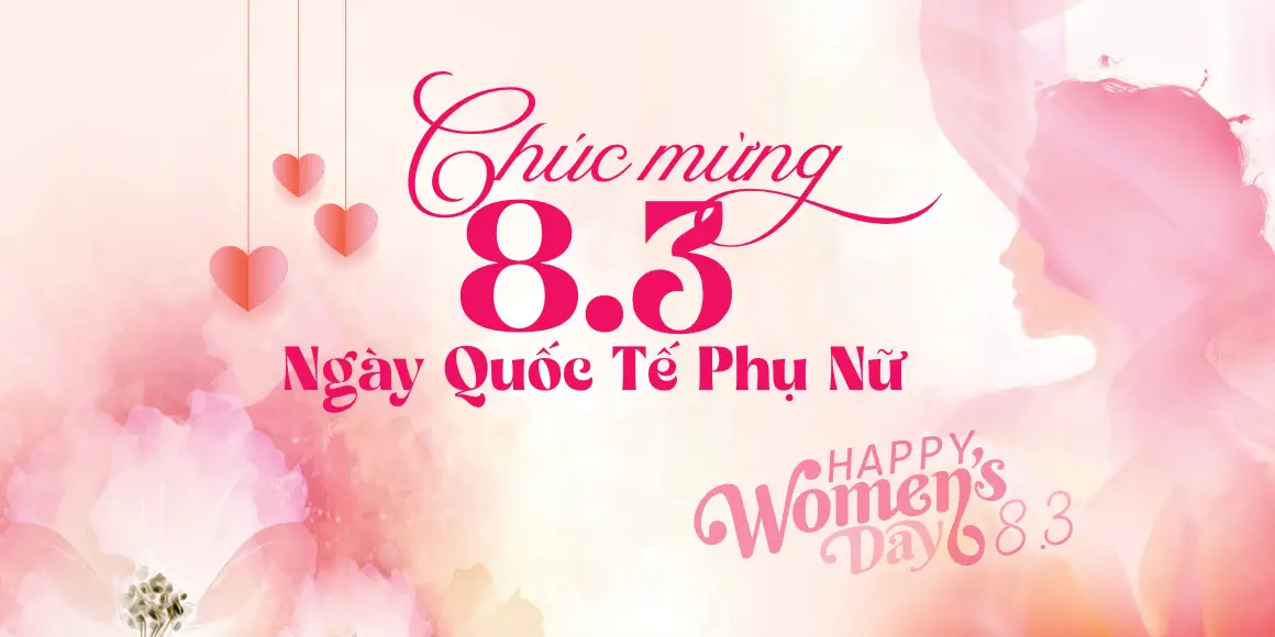 Mẫu Backdrop Hiflex Ngày Quốc Tế Phụ Nữ 8/3 H64