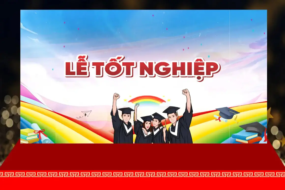 Mẫu Backdrop Hiflex Lễ Tốt Nghiệp, Tổng Kết Năm Học H53