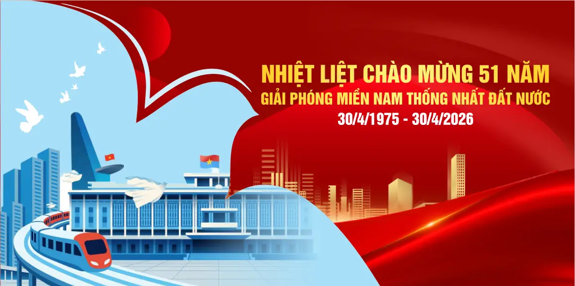 Mẫu Backdrop Kỷ Niệm Ngày Giải Phóng Miền Nam 30/4 H62
