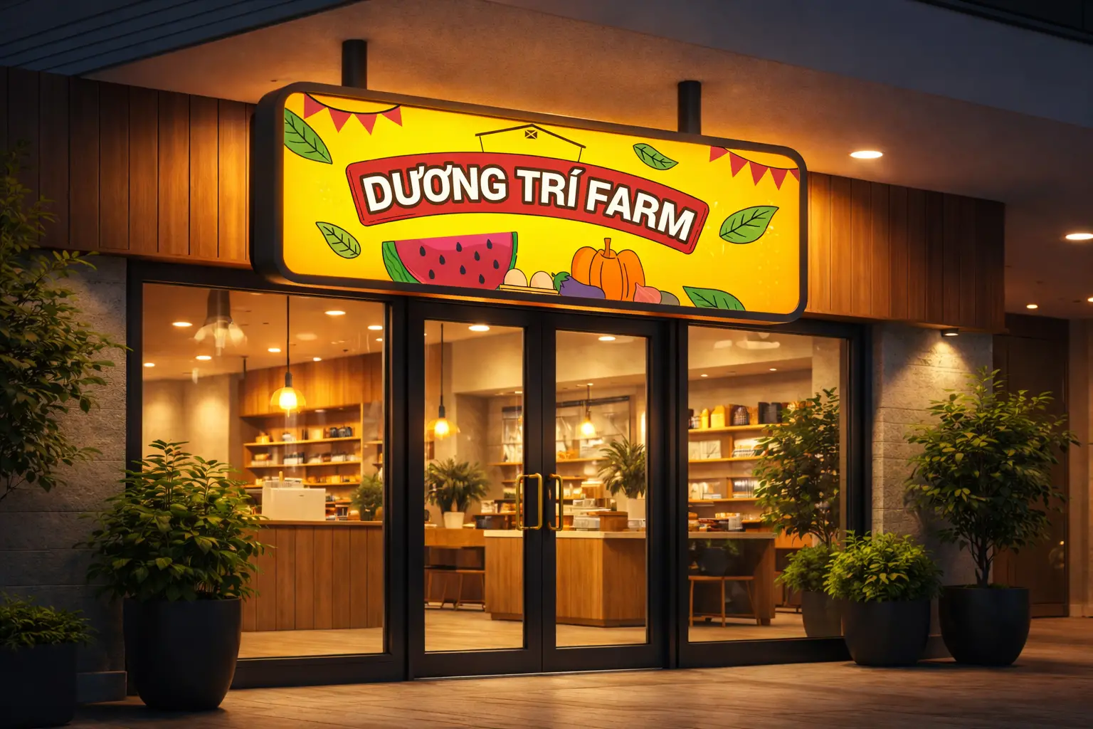 Mẫu Bảng Hiệu Cửa Hàng Trái Cây MAGR6903561