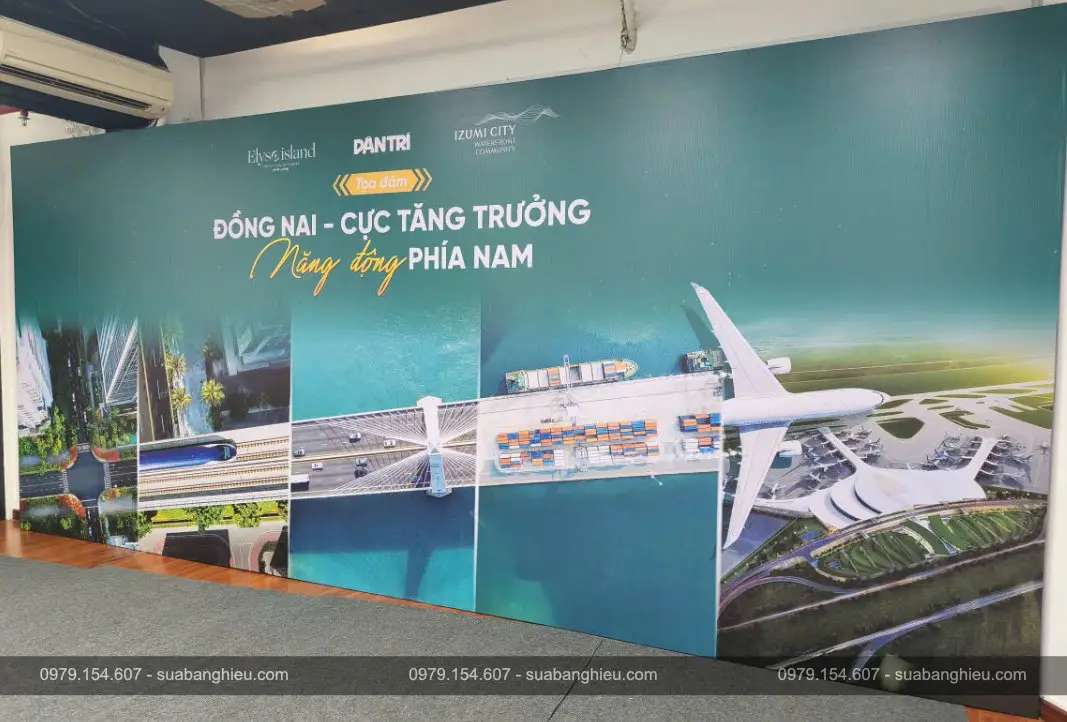 Backdrop Hiflex Tọa Đàm Chính Sách Bảo Hiểm Thất Nghiệp