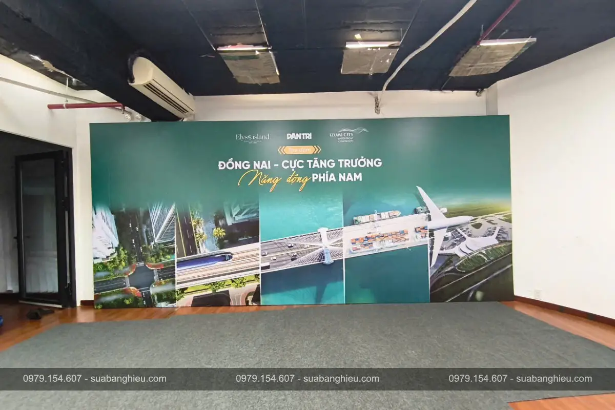 Backdrop Hiflex Tọa Đàm Đồng Nai - Cực Tăng Trưởng Năng Động Phía Nam