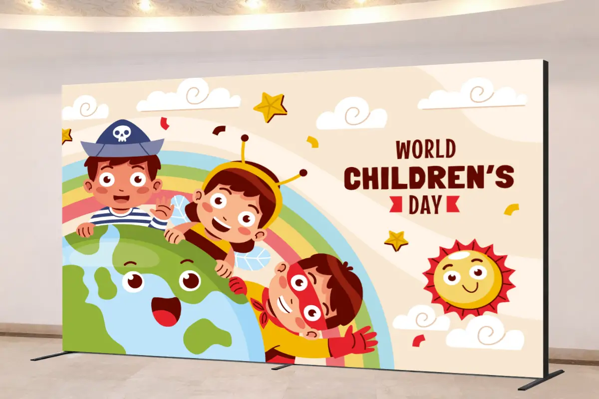 Mẫu Backdrop Quốc Tế Thiếu Nhi H9784021